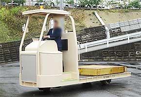 4トン電動搬送車(明電機械）